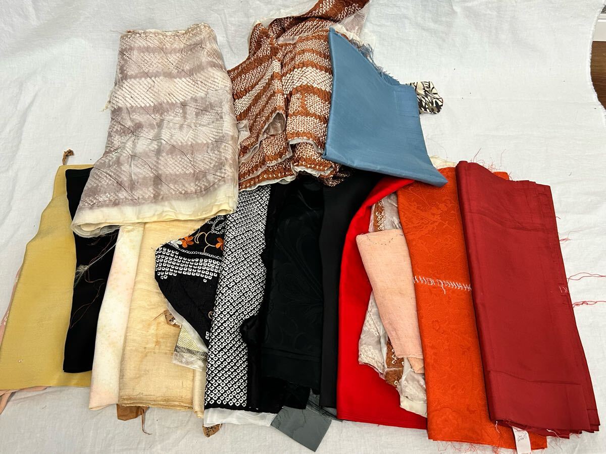 ハギレ 着物 浴衣 リメイク リメイク素材 はぎれ 布地 まとめ売り 拍卖
