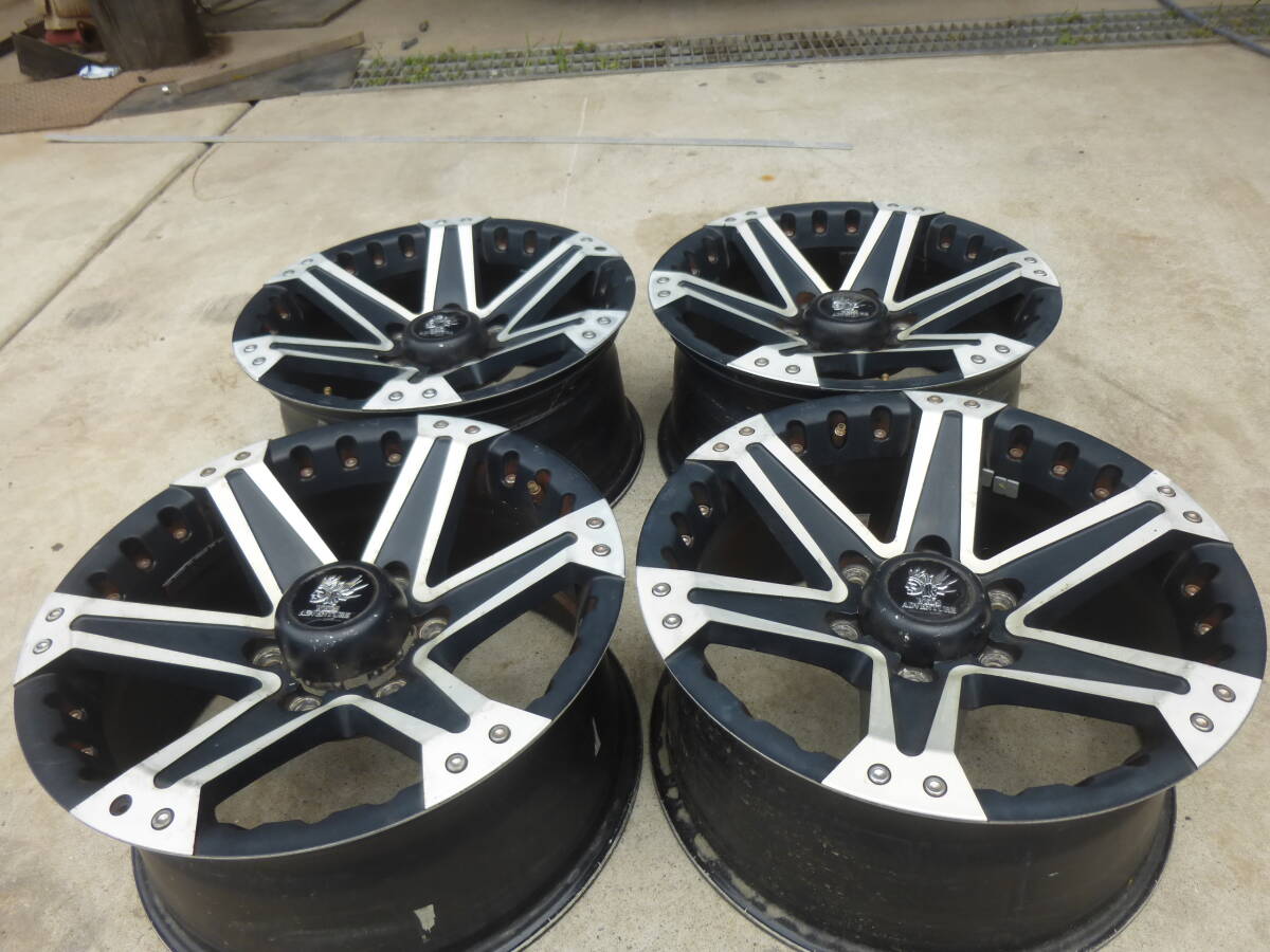 ハイエース等に 17×8J PCD139.7 +25 ハブ径約107mm 6H WEDS ADVENTURE 管:H-79拍卖