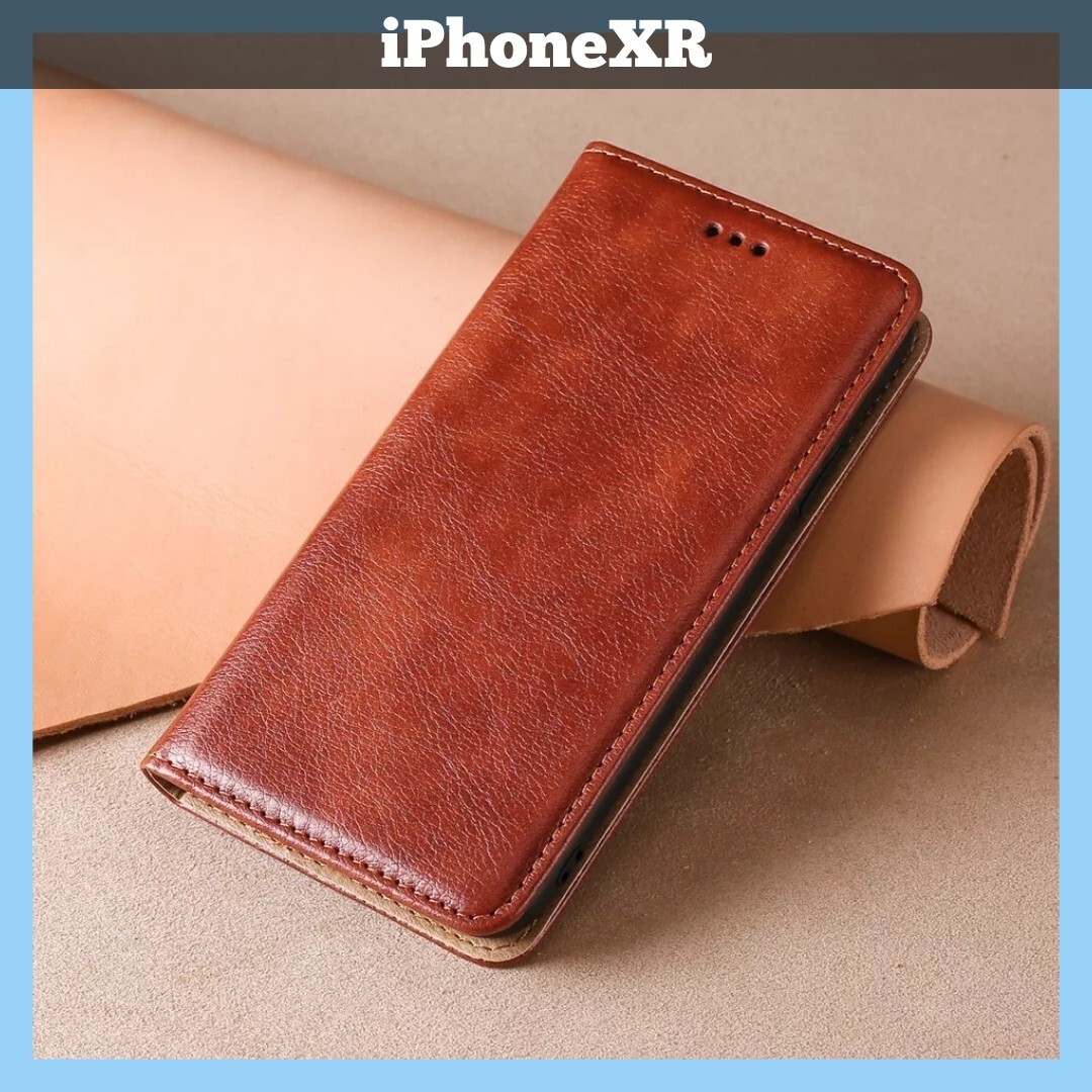 iPhoneケース 手帳型カバーiPhoneXR レザーカバー 手帳カバー スマホケース アイフォンカバー レザーケース 耐衝撃 カード入れ 携帯ケース拍卖