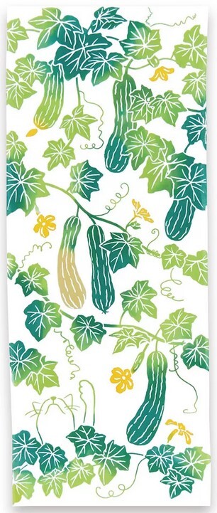 日本手ぬぐい 葉陰で休息 kenema 和柄 おしゃれ 海 夏 水面 花火 夏の風物詩 注染 手拭い 特岡拍卖