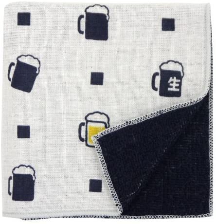 濱文様 和たおる セミウォッシュ ジョッキで生 ハンドタオル クリックポスト可拍卖