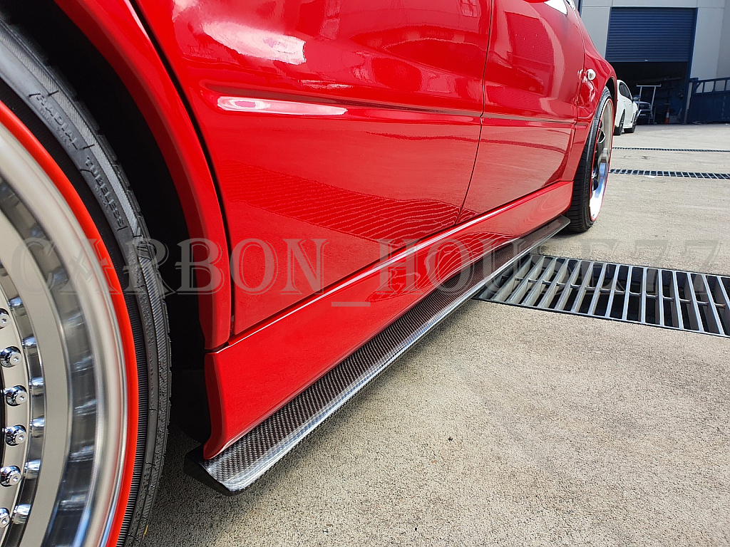 ★MITSUBISHI ランエボ 7 8 9 CT9A カーボン サイドエクステンション サイド スポイラー ボトム ライン《左右ワンセット》☆拍卖