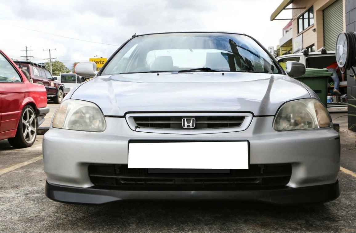 ★HONDA 6代目 EK型 前期 2D/3D/4D フロント リップ スポイラー TR型 ABS製★各社メーカ純正色塗装込★1995-1998☆.拍卖