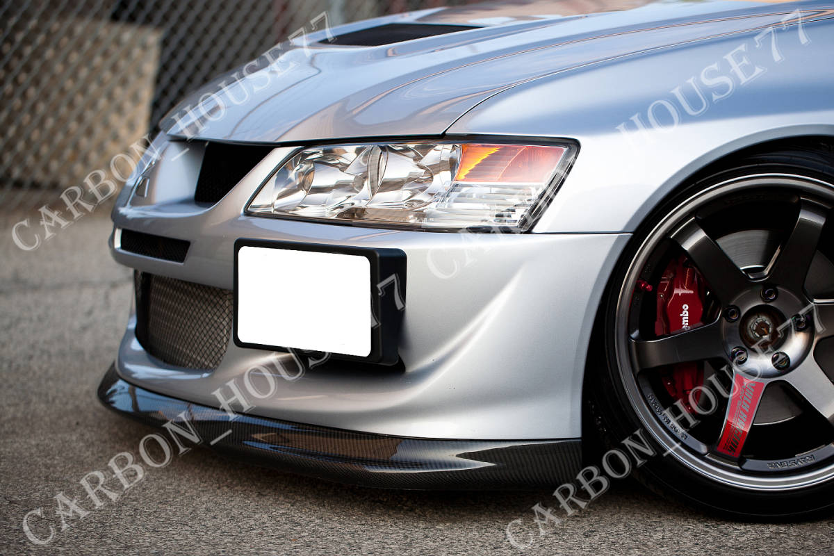 ★MITSUBISHI ランエボ 8 CT9A カーボン フロント リップ スポイラー D型☆.拍卖