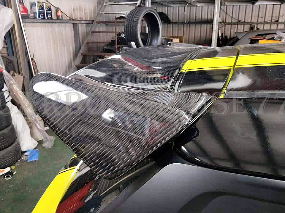 ★SUZUKI スイフト 4代目 ZC33S カーボン ウイング リア ルーフ テールゲート スポイラー G型 2017/09~.☆拍卖