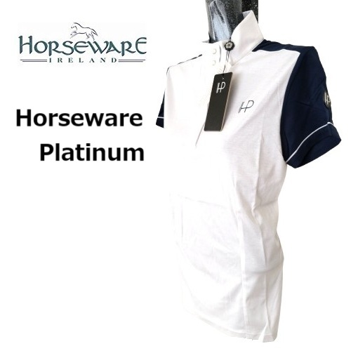 HW 半袖 コンペティションシャツ ショーシャツ UVカット 乗馬 馬術 乗馬ウェア 乗馬用品拍卖