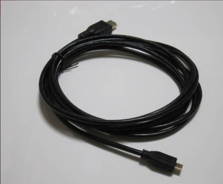 Micro HDMI/HDMIケーブル Aタイプ-Dタイプ 3m 開封済未使用品 きれい 送料無料拍卖