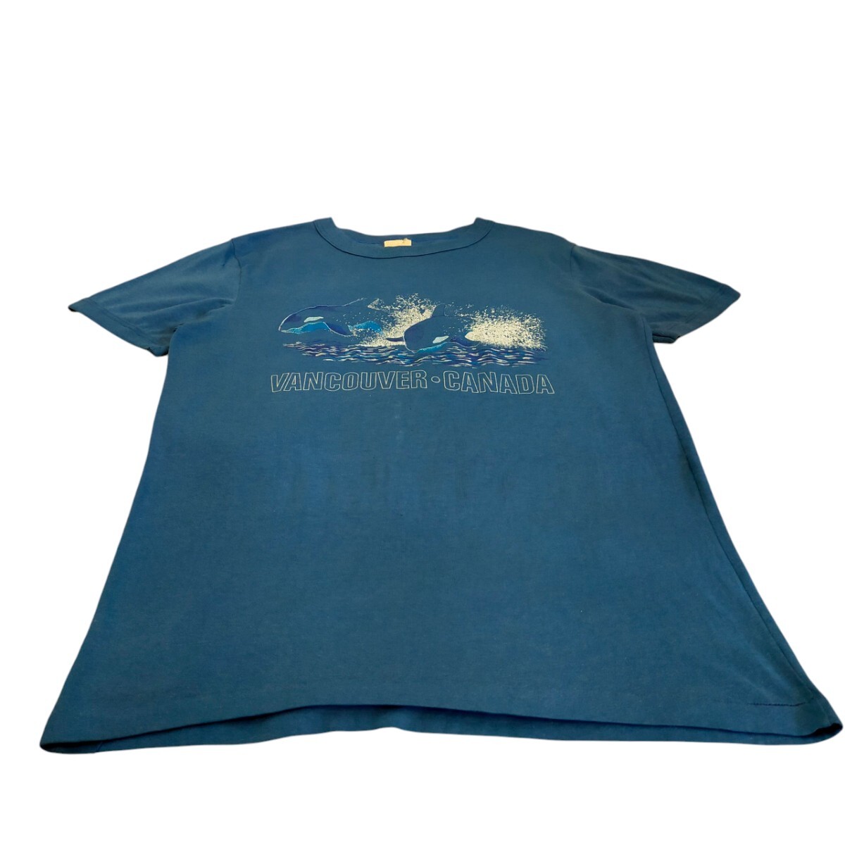 古着 teepee handicrafts 半袖Tシャツ スーベニア 同色リンガー 80s拍卖