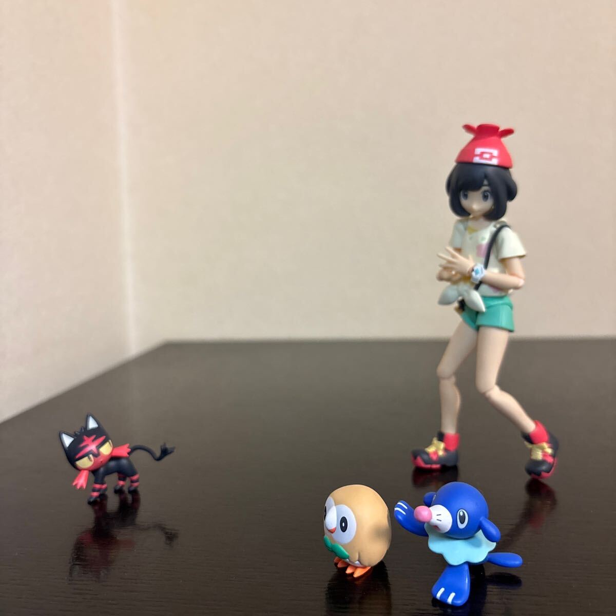 figma ミヅキ モクロー ニャビー アシマリ 中古品 ポケモン フィギュア サン・ムーン トレーナー ポケットモンスター拍卖