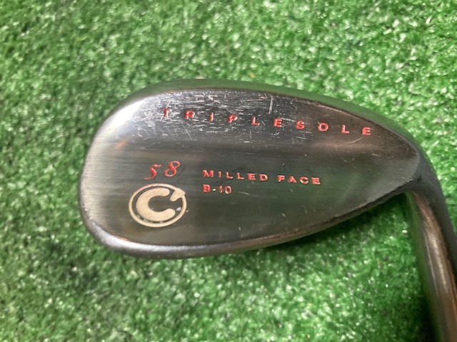 全国送料無料 中古単品ウェッジ  クルーズ TRIPLE SOLE B-10 58°  ダイナミックゴールド 35.5インチ FLEX-S200  Y3211拍卖