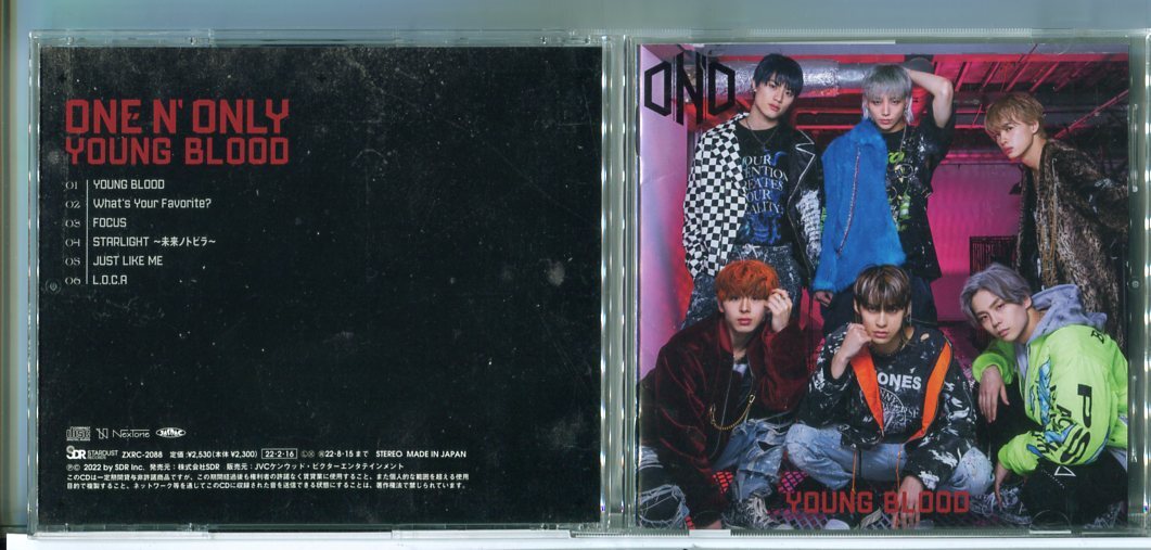 YOUNG BLOOD (通常盤 TYPE-B) ONE N’ ONLY/CD 中古 セル版/e1337拍卖