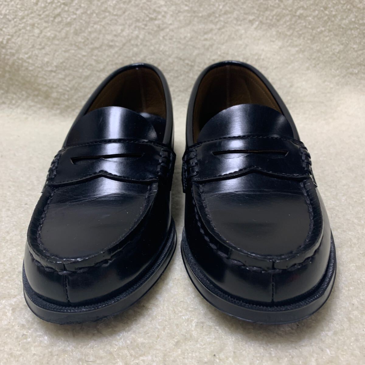 ハルタ HARUTA レディースシューズ コインローファー ブラック 22.5㎝EE 美品拍卖