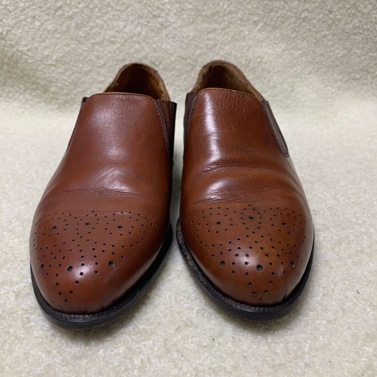 ラッセル&ブロムリー russell&bromley 本革レディースビジネスシューズ ブラウン 23㎝ 美品拍卖