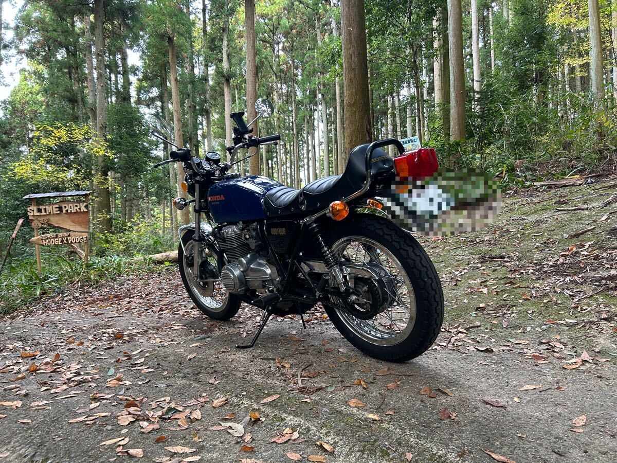 ホンダ cb400four 398 408 あんこ抜き シート タックロール 純正ベース 当時物 シートベルトなし 猫背 カワグチ拍卖