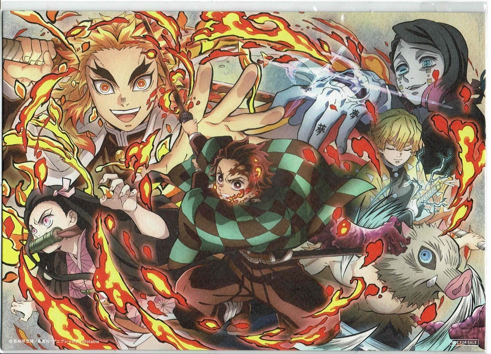 劇場版 鬼滅の刃 ~無限列車編~ 第1弾 入場者特典 ufotable描き下ろしA5イラストカード 壱拍卖