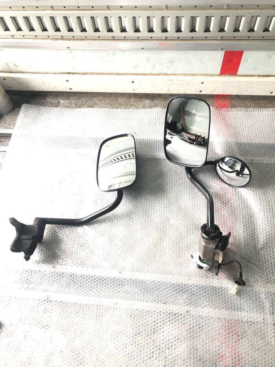 三菱 ふそう キャンター FBA20 サイドミラー ミラーステー サイドミラーステー 左右セット ミラー 動作済み 1780拍卖
