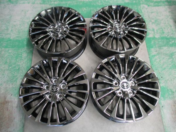 ☆トヨタ 新型40系 アルファード エグゼクティブラウンジ 純正アルミホイール 17インチ 6.5J +40 5H/120 4本 新車外し☆領収書発行可拍卖