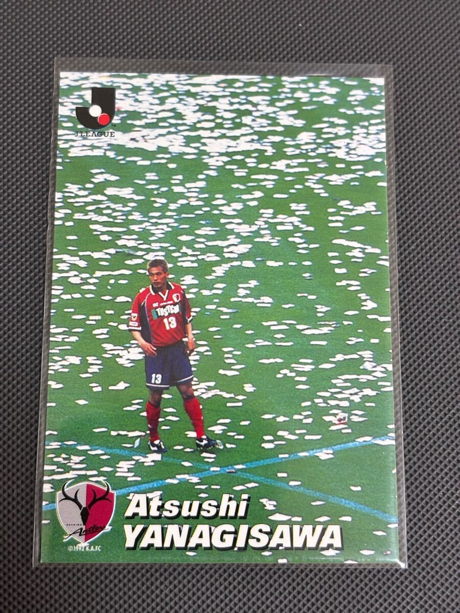 2001カルビーJリーグ 009 柳沢敦 レギュラーカード 鹿島アントラーズ サンプドリア メッシーナ 京都サンガ ベガルタ仙台 拍卖