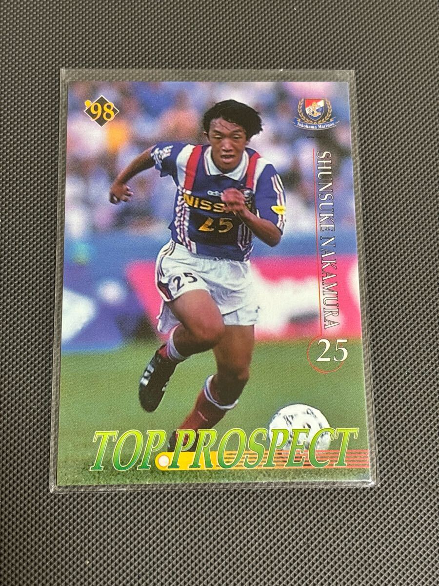 1997-98Jカード 103 中村俊輔 TOP PROSPECTカード横浜F・マリノス レッジーナ セルティック エスパニョール ジュビロ磐田 横浜FC拍卖