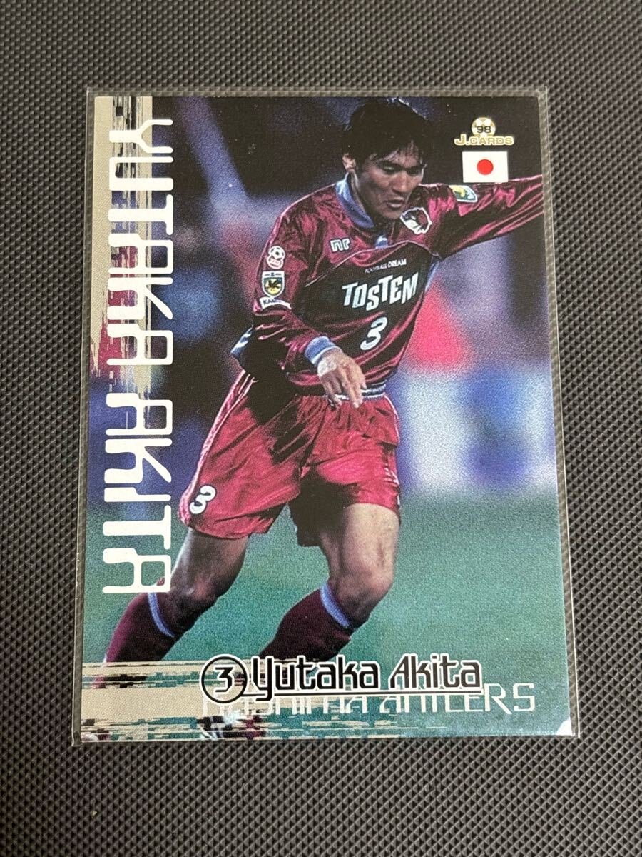 1998Jカード 012 秋田豊 レギュラーカード 鹿島アントラーズ 名古屋 京都サンガ 町田ゼルビア いわてグルージャ盛岡 高知ユナイテッド拍卖