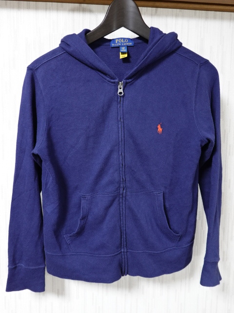 ●ポロ ラルフローレン POLO RALPH LAUREN フルジップパーカー 140 ●0603●拍卖
