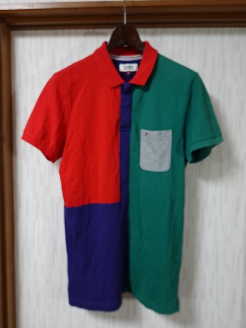 ●トミーヒルフィガー TOMMY HILFIGER 半袖ポロシャツ S ●0619●拍卖
