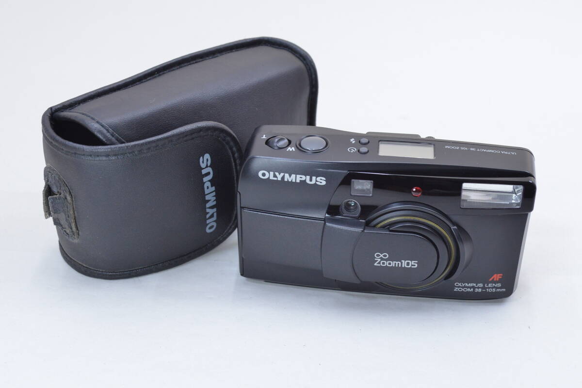 【ecoま】OLYMPUS STYLUS ZOOM 105(下4/5509)希少ブラック コンパクトフィルムカメラ拍卖