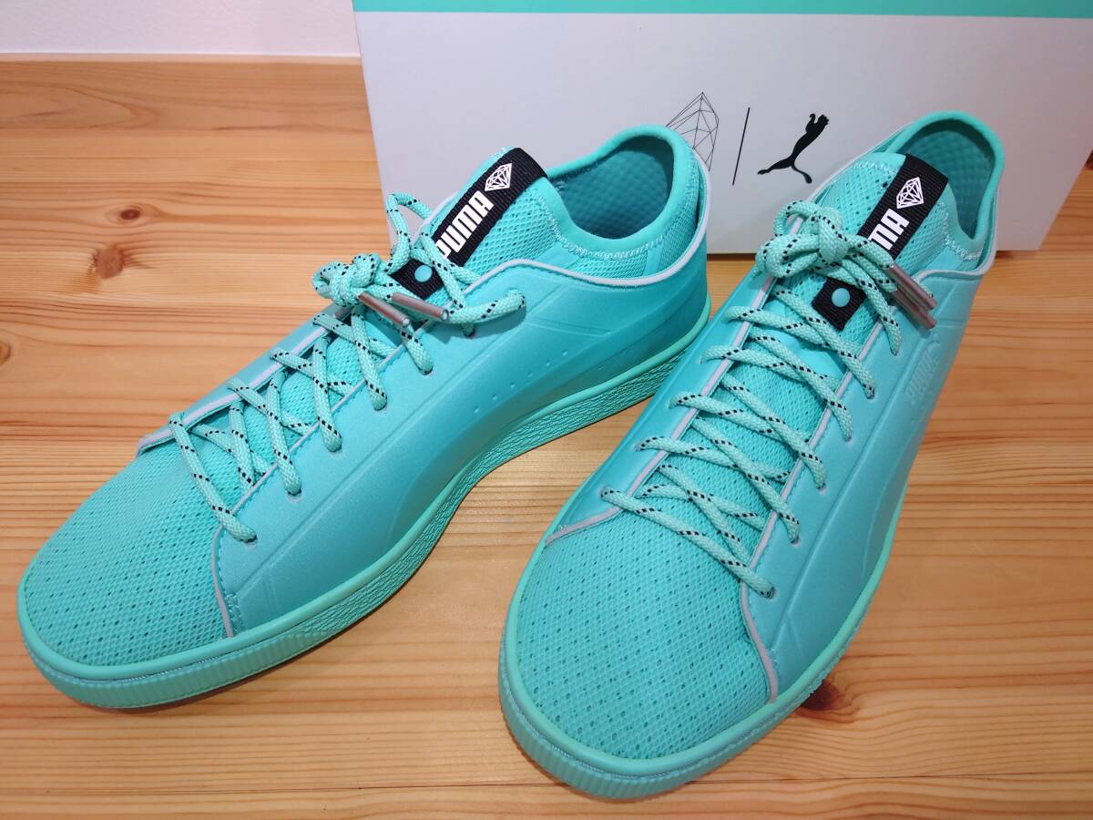 未使用品 PUMA BASKET SOCK LO DIAMOND 27.5cm DIAMOND BLUE プーマ バスケット ソック ロウ ダイアモンド 366431-01 ダイアモンドサプライ拍卖