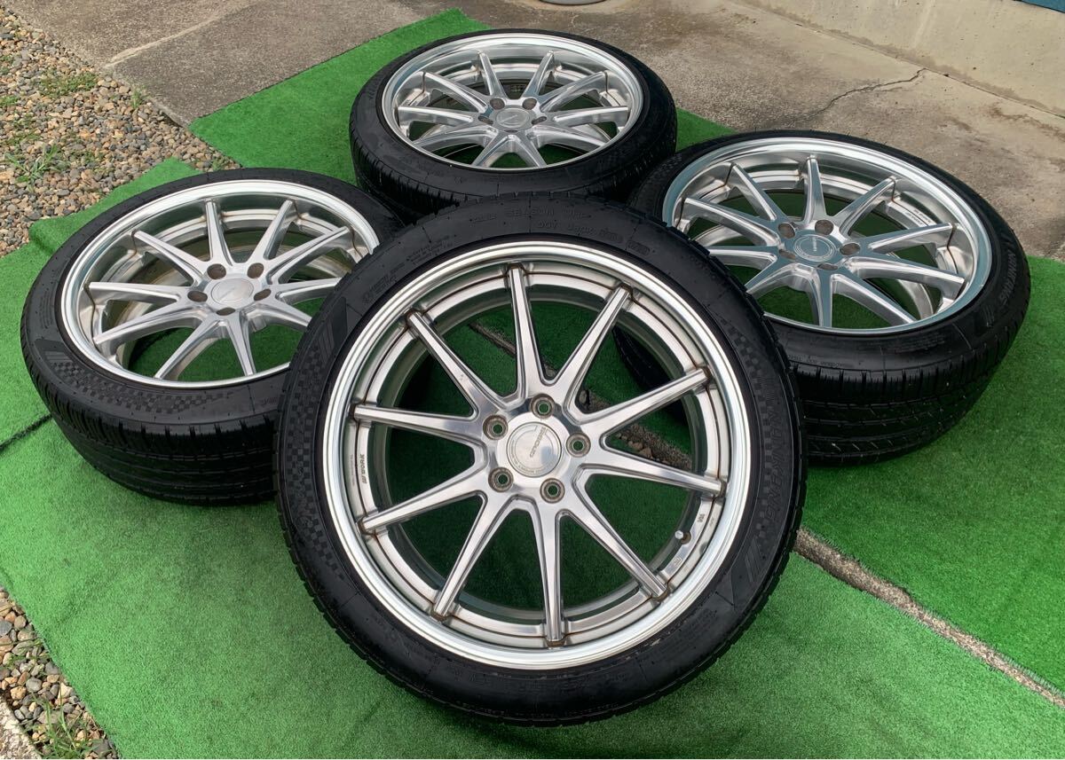 Work GNOSIS 19インチホイール& 8.5J+35/9.5J+40 114.3★225/45ZR19★245/40ZR19 NANKANGラジアルタイヤ★拍卖