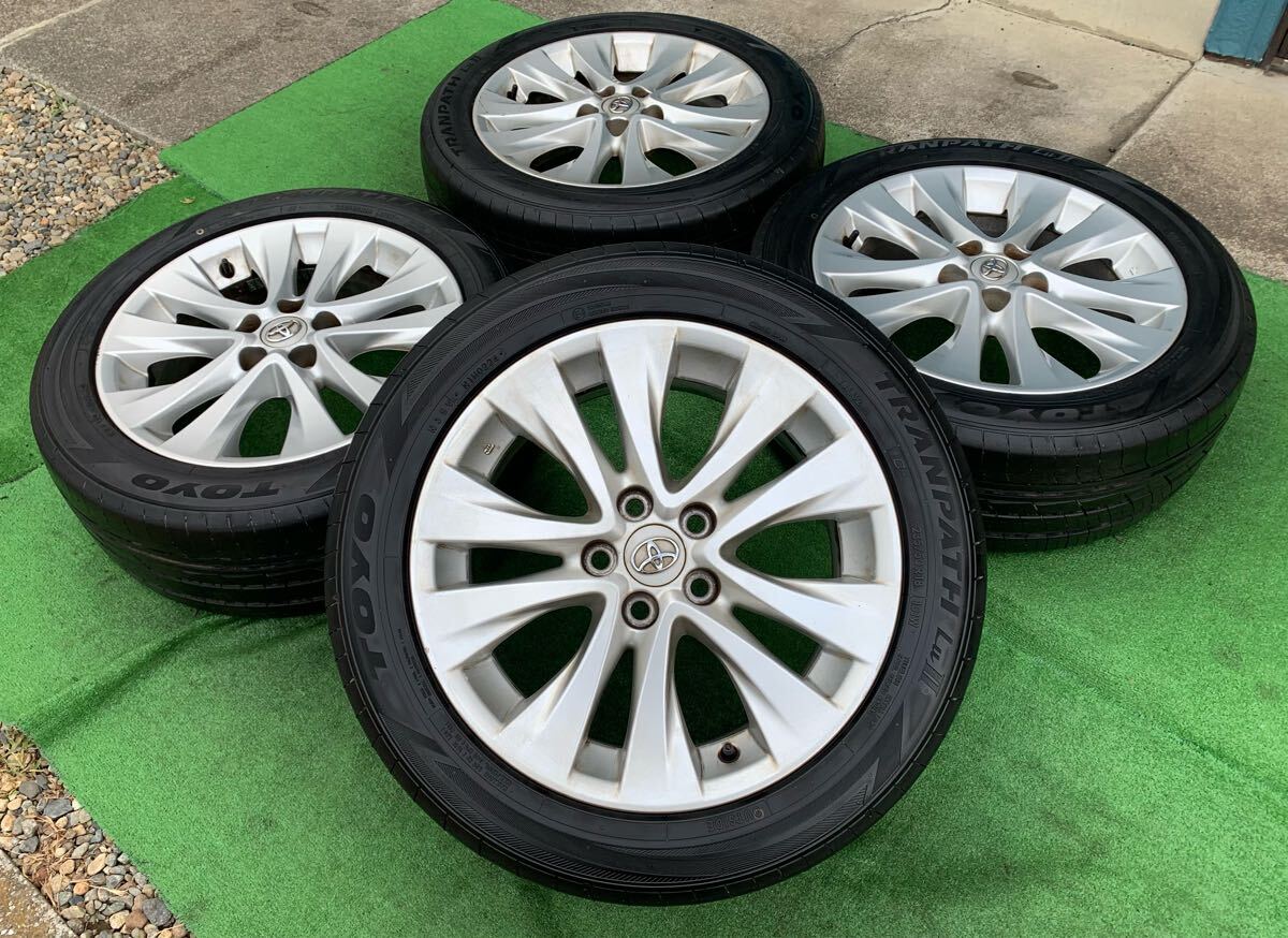 2024年製★トヨタ 30系アルファード純正 18インチホイール& TOYO 235/50R18 ラジアルタイヤ ★ ヴェルファイア等★拍卖
