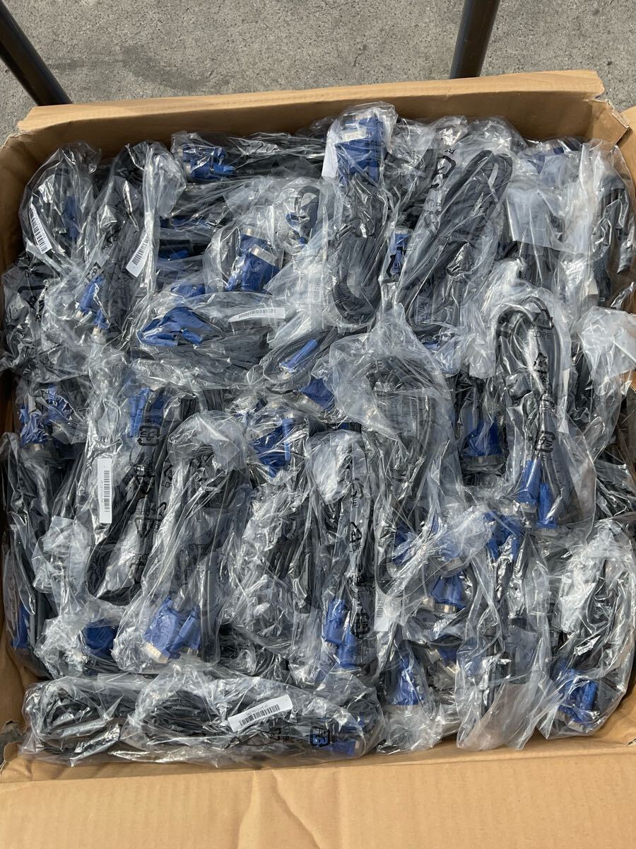 ◎(D767) 新品 VGA ディスプレイケーブル 約1.5m 100個セット (B1)拍卖