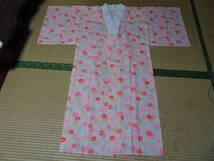 小菊柄が可愛いモスリンの長襦袢 単衣 小柄な方に拍卖