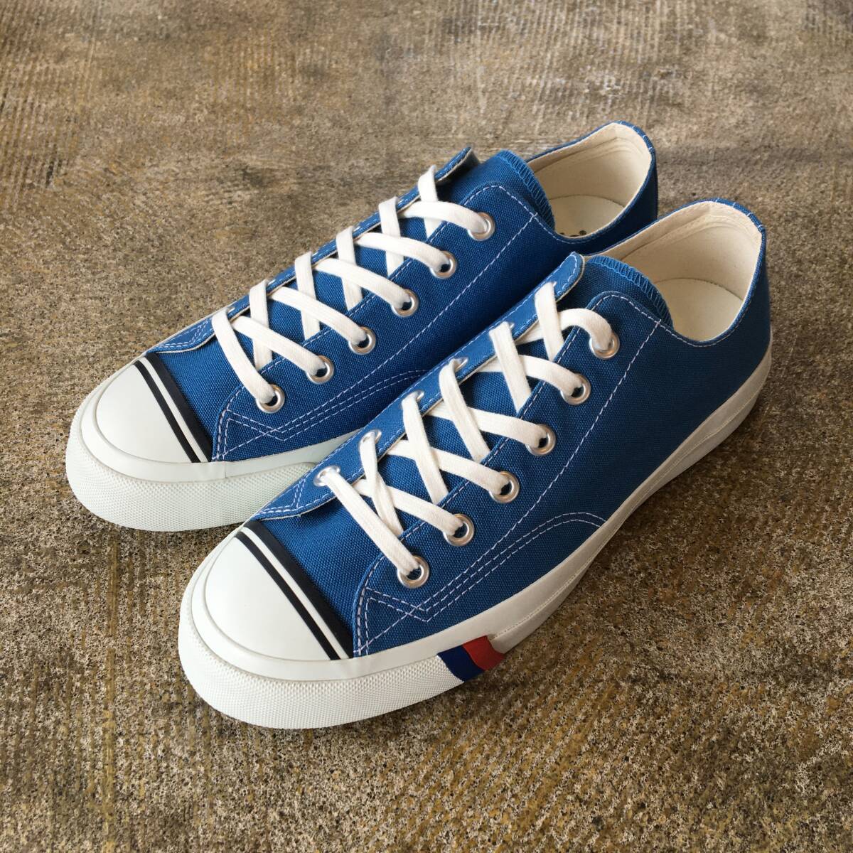 26.0cm (US8.0)|PRO-Keds ロイヤルアメリカ ロー ブルー 青 PN1321 BL キャンバス 人気 プロケッズ ビブラムソール 靴 (新品)(正規品)拍卖