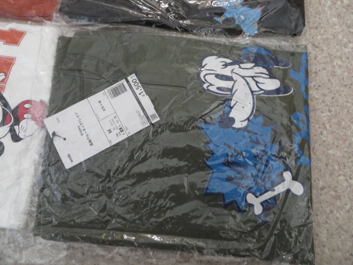 送料無料 未使用 ワークマン wmb 2190 ディズニー 長袖クルーネックTシャツ 4点 セット サイズM拍卖