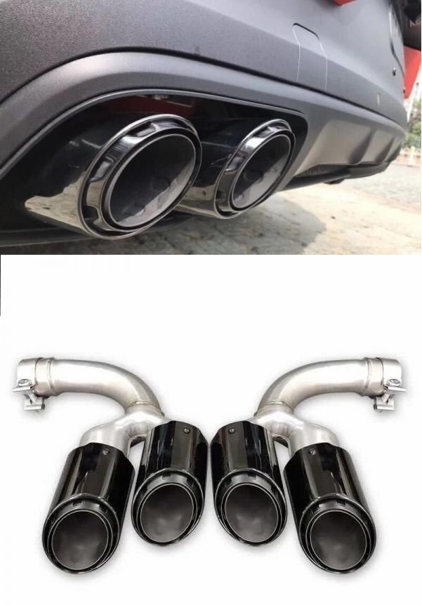 ポルシェ カイエン 3.0T マフラーカッター 左右2個拍卖