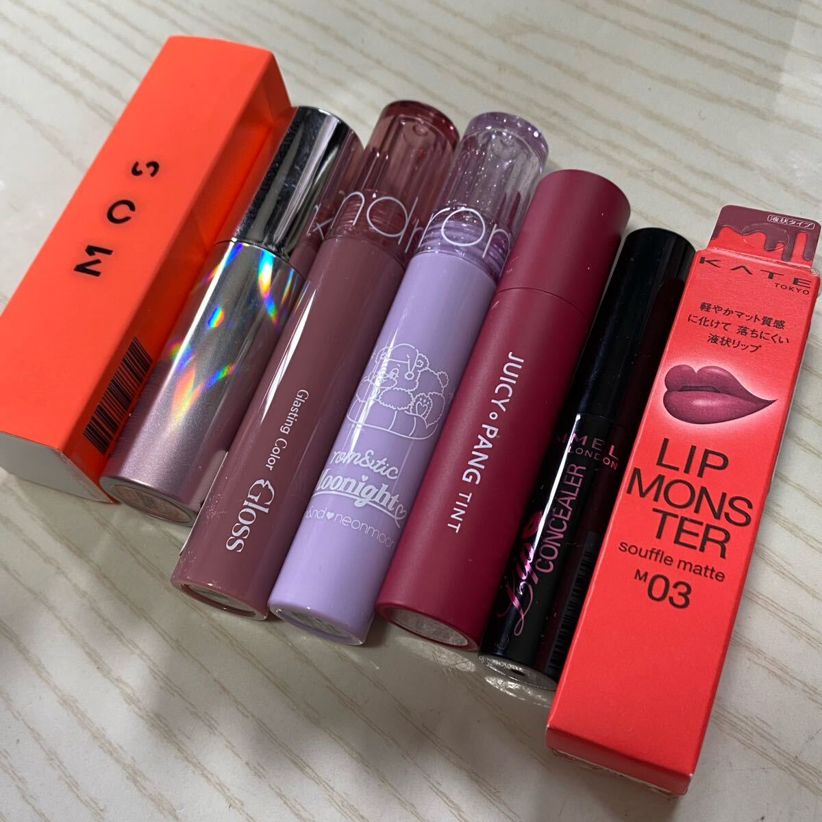 ロムアンド リップモンスター リプモン まとめ売り リップ 口紅 リップライナー拍卖