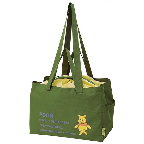 くまのプーさん 買い物バッグ レジカゴ保冷バッグ サイドベルト付き エコバッグ 手持ち ショルダー持ち 2通り スケーター拍卖