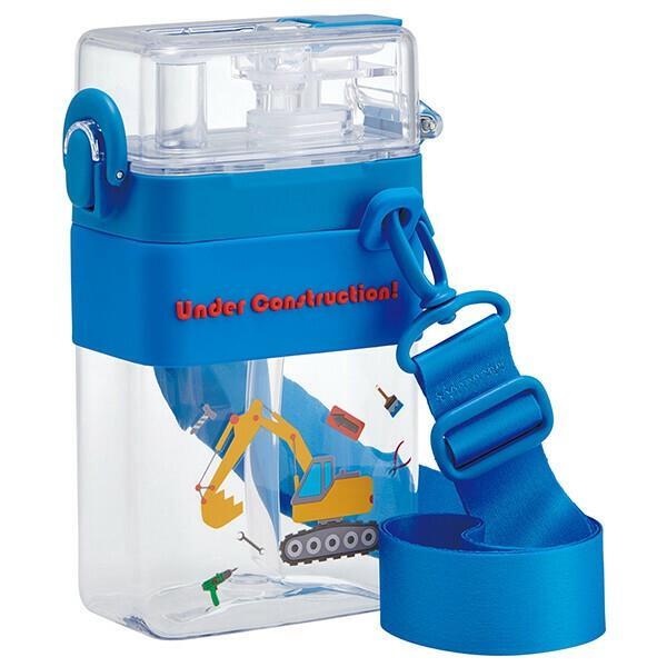 はたらくクルマ スクエア2WAYボトル ストロー 直飲み 600ml 水筒 子供 キッズ キャラクター スケーター拍卖