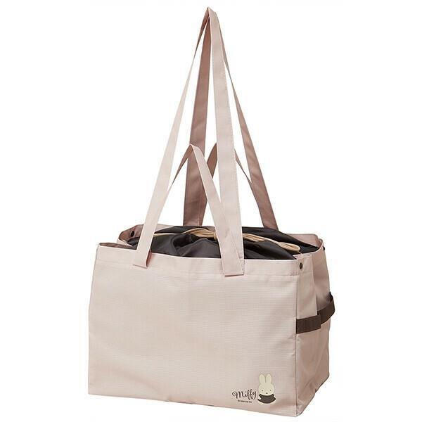 ミッフィー 買い物バッグ レジカゴ保冷バッグ サイドベルト付き エコバッグ 手持ち ショルダー持ち 2通り miffy スケーター拍卖