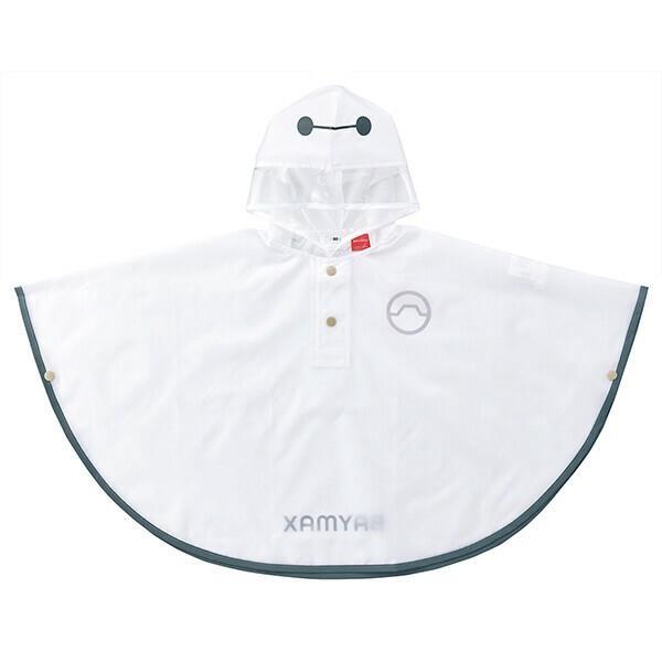 ベイマックス キッズレインポンチョ 90cm 合羽 雨具 フード付き ディズニー キャラクター スケーター拍卖