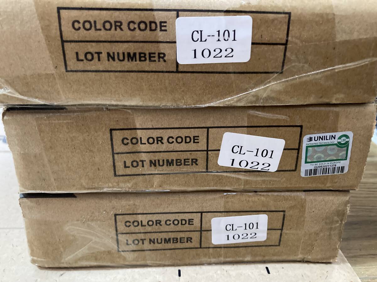 Click euca フローリング材 はめ込み式フローリング ナチュラルstyle CL-101(ミルキーホワイト) 新品 3箱セット ②拍卖