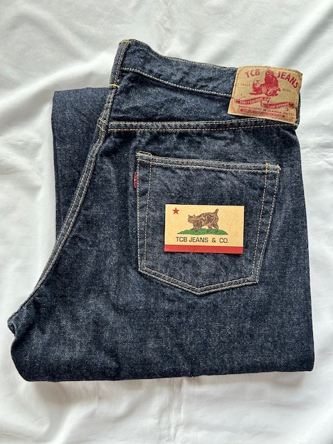 【未使用・旧仕様】TCB Jeans(TCBジーンズ) 50's 38 *赤タグ拍卖