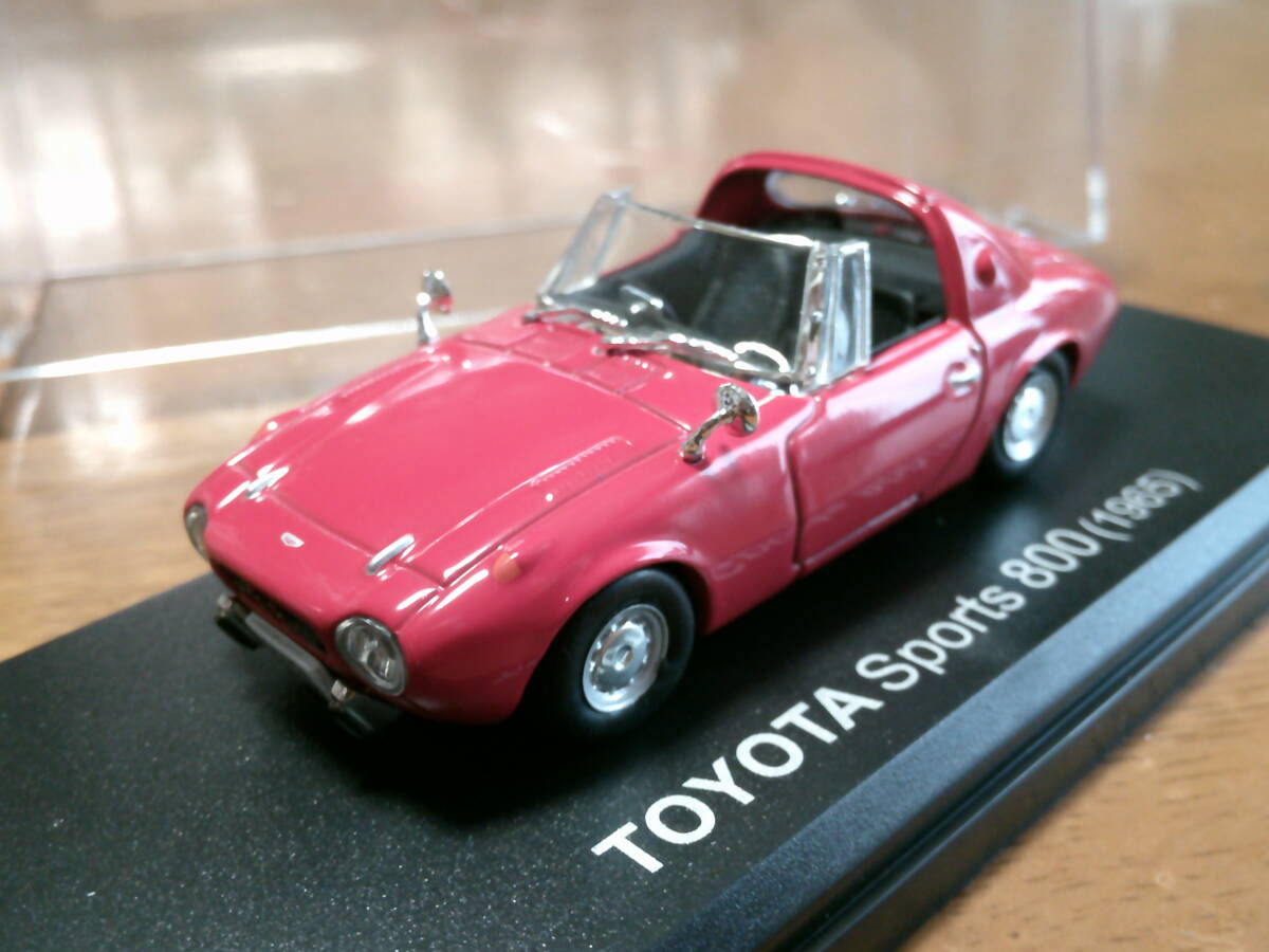 アシェット 1/43 「 トヨタ スポーツ 800 」 1965y レッド ・送料500円(レターパック発送) 拍卖