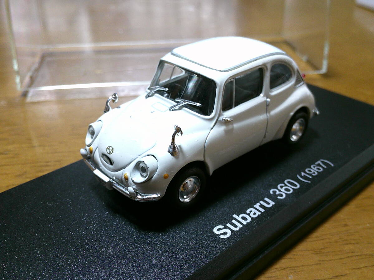アシェット 1/43 「 スバル360 」 1967y アイボリーホワイト ・送料500円(レターパック発送) 拍卖