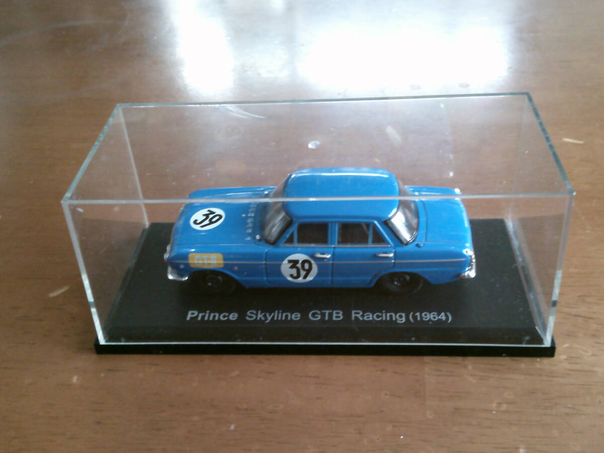 アシェット 1/43 「 プリンス スカイラインGTB レーシング 」 1964y ブルー ・送料500円(レターパック発送)拍卖