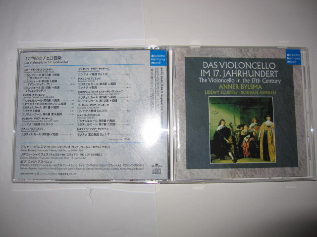 17世紀のチェロ音楽/フレスコバルディ,D.ガブリエリ,ヤッキーニ,アントーニ アンアー・ビルスマ dhm BMG拍卖