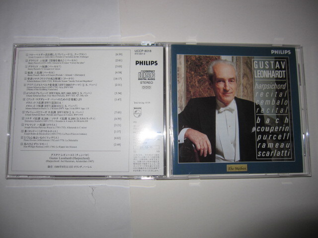 アンナ・マグダレーナ・バッハのための音楽帳~バロック・チェンバロ・リサイタル グスタフ・レオンハルト PHILIPS拍卖