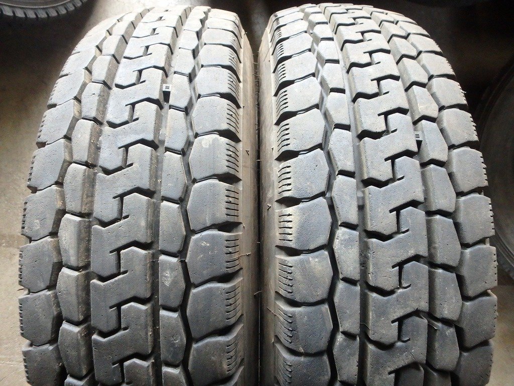 Y149 2024年製 送料無料【175/75R15 103/101】ヨコハマ TY285 ミックスタイヤ 2本 約7.5分山拍卖
