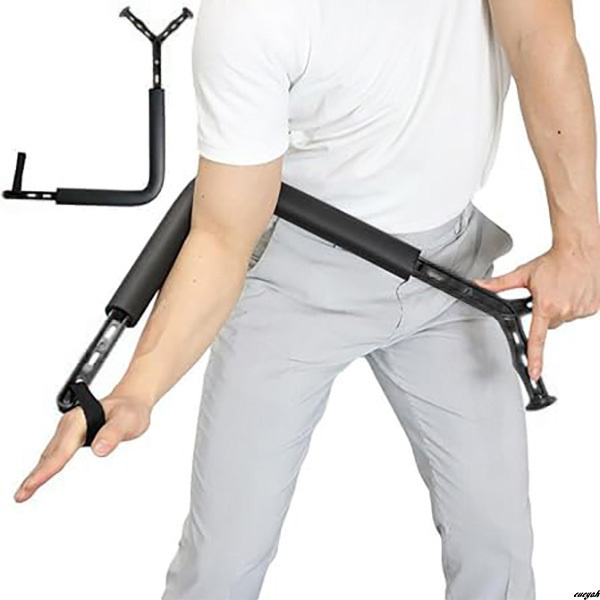 【スイング矯正や飛距離アップに効果的なゴルフ練習器具】 ゴルフ 練習器具 スイング矯正 室内 アウトサイドイン 初心者 トレーニング拍卖