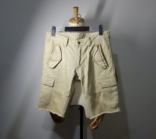 TK 入手困難 TMT カーゴショーツ M-65 フィールドパンツ L ベージュ ショートパンツ ハーフパンツ拍卖